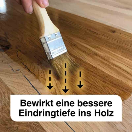 Naturölverdünnung Natural Naturfarben Bewirkt eine bessere Eindringtiefe ins Holz