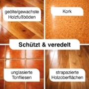 Fußboden-Bienenwachs Natural Naturfarben Fußboden Bienenwachs Schützt & veredelt