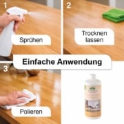 Hartglanzwachs Natural Naturfarben Hartglanzwachs Einfache Anwendung
