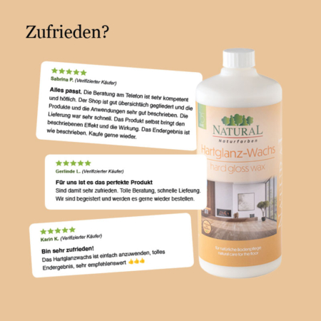 Hartglanzwachs Natural Naturfarben Hartglanzwachs-Kundenmeinung-Natural-Naturfarben