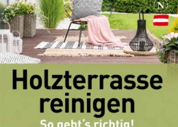 Holzterrasse reinigen, entgrauen, ölen Natural Naturfarben Holzterrasse reinigen - Natural Naturfarben
