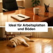 Ideal für Arbeitsplatten und Böden