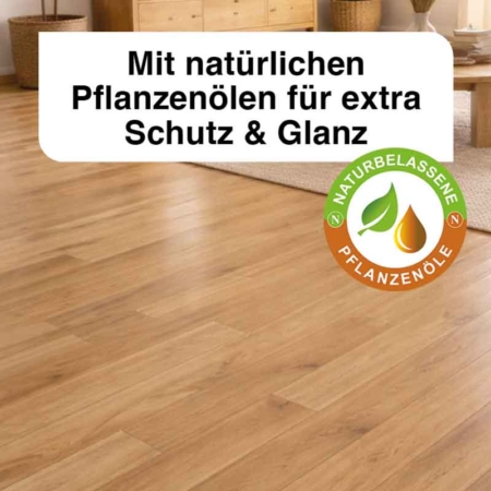 Spezialreiniger Mit natürlichen Pflanzenölen für extra Schutz und Glanz