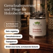 Natural Schellack-Sperrfinish Natural Naturfarben Schellack-Sperrfirnis-Natural-Naturfarben