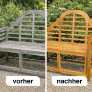 Teaköl vorher nachher