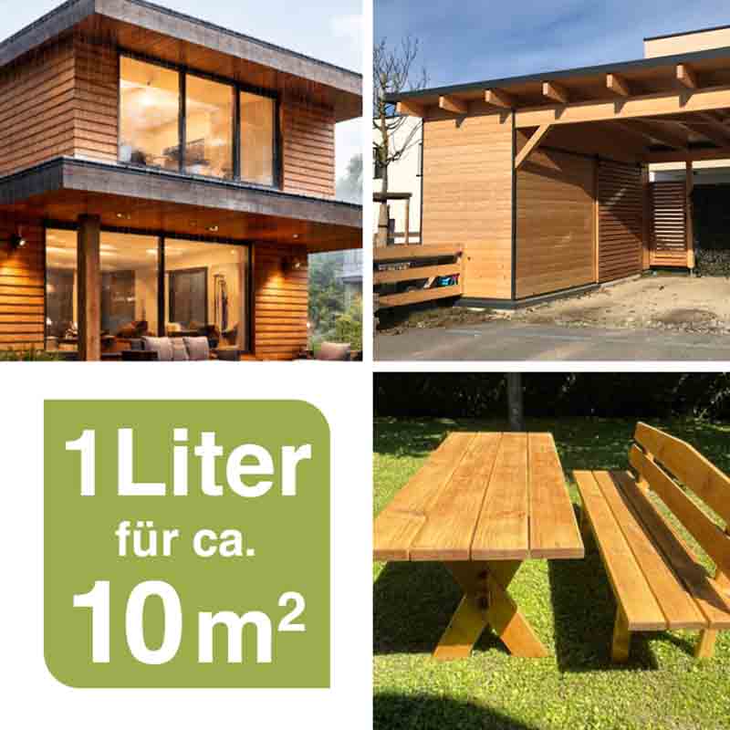 Wetterschutz Verbrauch - Natural Naturfarben