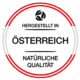 hergestellt in Österreich Natural Produkte Siegel - hergestellt in Österreich