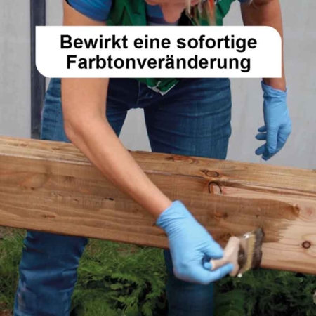 Bewirkt eine sofortige Farbtonveränderung