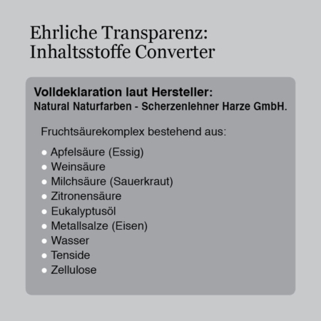 Converter Tannin-Activator Natural Naturfarben Converter-Inhaltsstoffe-Natural-Naturfarben