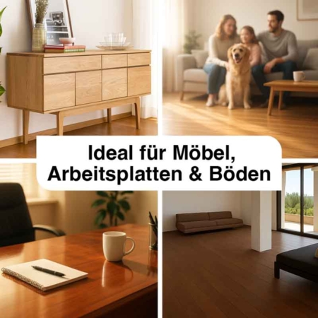 Ideal für Möbel, Arbeitsplatten & Böden