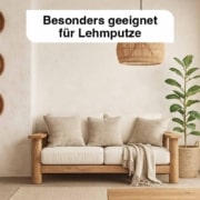 Naturharz Wandfarbe besonders geeignet für Lehmputze