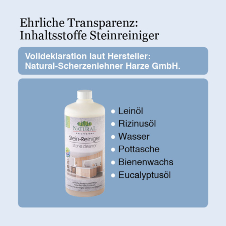 Steinreiniger Natural Naturfarben Steinreiniger-Inhaltsstoffe-Natural-Naturfarben