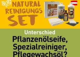 Natural Reinigungsset und Pflegeset: Unterschiede Natural Naturfarben natural naturfarben pflanzenoelseife spezialreiniger pflegewachsoel natural naturfarben naturalfarben onlineshop - Natural Naturfarben