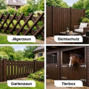 Zaunlasur Natural Naturfarben Zaunlasur-Holzstrukturen im Garten und Hof