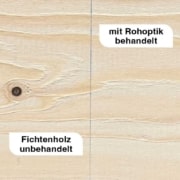 H2 Rohoptik-behandelt vs. unbehandelt