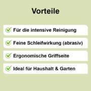 Griffschwamm - Pflegeschwamm - Putzschwamm Natural Naturfarben vorteile_griffschwamm