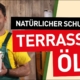 Video: Holzterrasse richtig streichen mit Natural Terrassenöl Natural Naturfarben Startbild des Videos