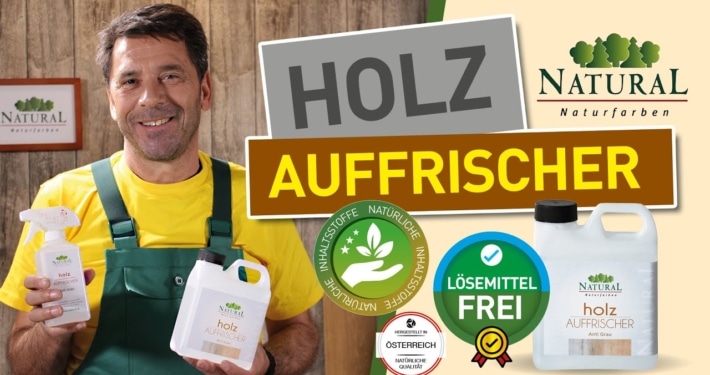 Video: Natural Holzauffrischer anwenden Natural Naturfarben Video-Startbild: Natural Holzauffrischer anwenden