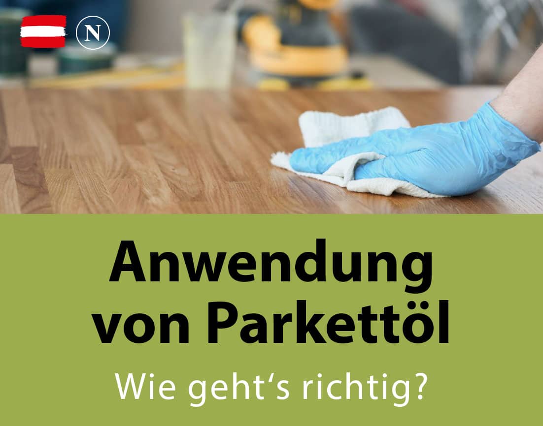 Parkettöl Anwendung Natural Naturfarben Parkettöl Anwendung: Person ölt Parkettboden