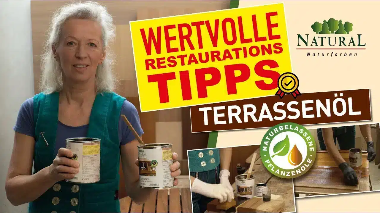 Video: Holz restaurieren - Tipps vom Profi Natural Naturfarben Video-Startbild: Holz restaurieren - Tipps vom Profi