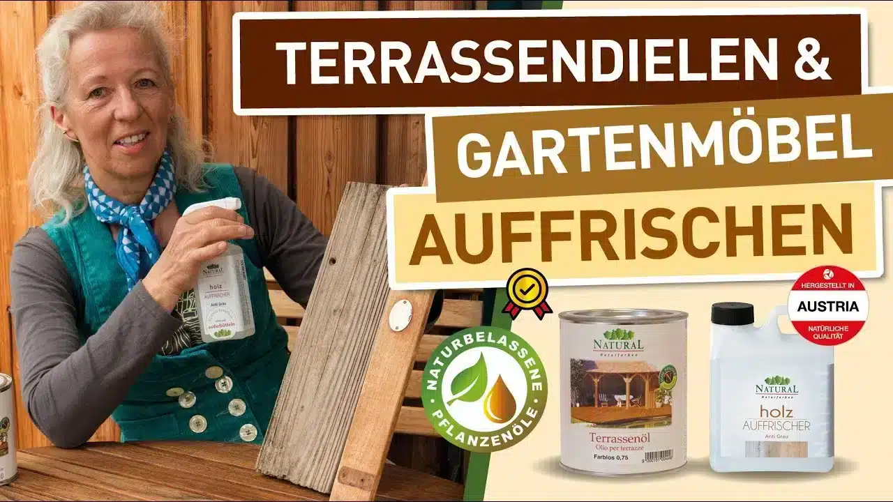 Video: Holzentgrauen innen & außen Natural Naturfarben Video-Startbild: Holzentgrauen innen & außen