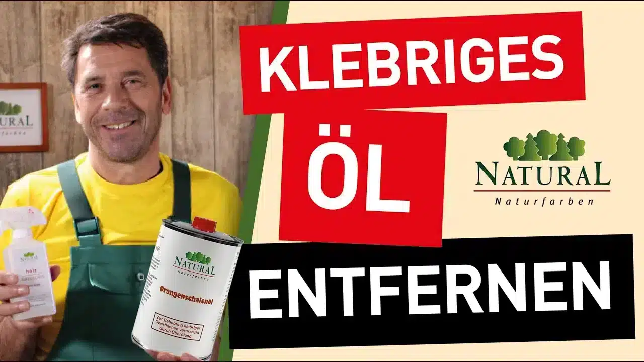 Video: Überölung entfernen Natural Naturfarben Video-Startbild: Überölung entfernen mit Natural Orangenschalenöl