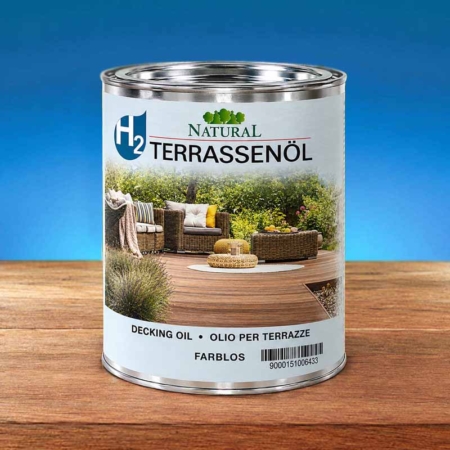 H2 Terrassenöl Natural Naturfarben Wasserbasiertes H2 Terrassenöl - Hersteller Natural