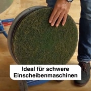 Superpad Polierpad Natural Naturfarben Ideal für schwere Einscheibenmaschinen