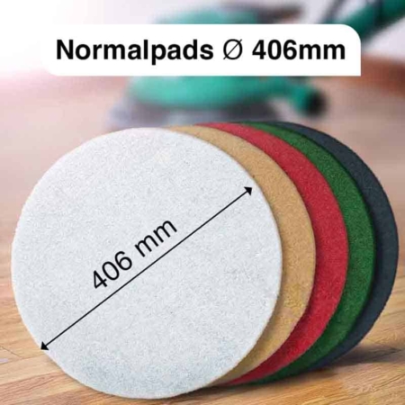 Normalpad Reinigungspad Natural Naturfarben Normalpads Reinigungspads für Einscheibenmaschinen