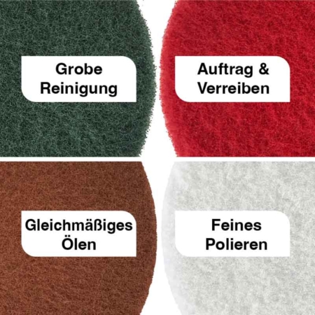 Superpad Polierpad Natural Naturfarben Pad Eigenschaften