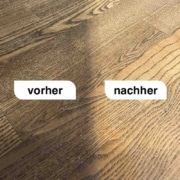 Superpad Polierpad Natural Naturfarben Pad vorher_nachher