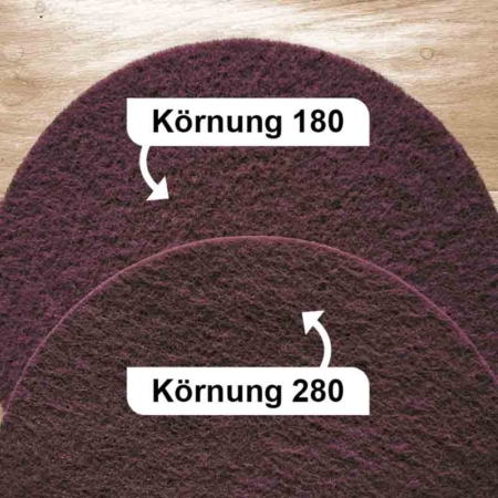 Schleifpad Natural Naturfarben Schleifpad in 2 Körnungen von Naturalfarben