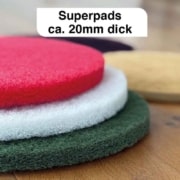 Superpad Polierpad Natural Naturfarben Superpads 20mm