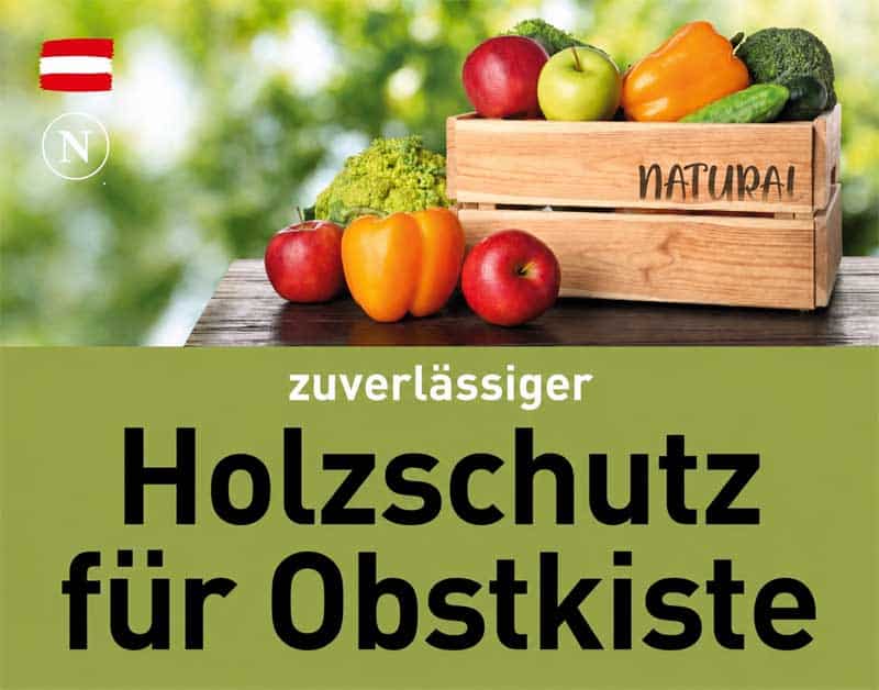Holzschutz fuer Obstkiste - Natural Naturfarben