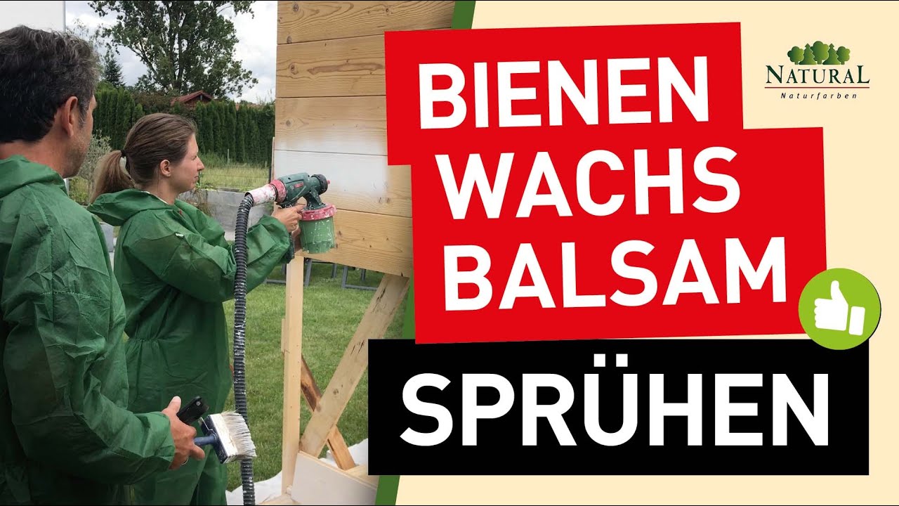 Video: Natural Bienenwachsbalsam anwenden mit Sprühsystem Natural Naturfarben 5f fkUudweQ - Natural Naturfarben