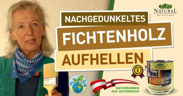 Video: Holz aufhellen mit Natural Bienenwachsbalsam Natural Naturfarben Video-Starbild: Holz aufhellen mit Natural Bienenwachsbalsam