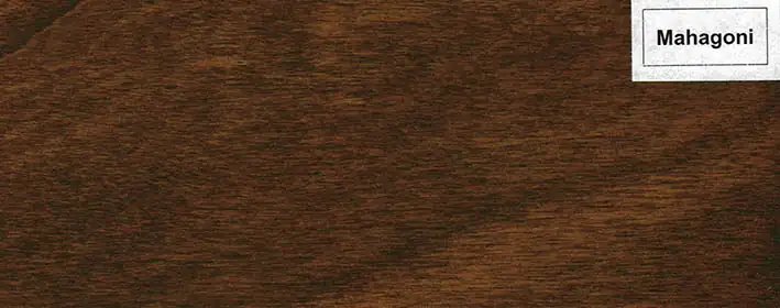 Holzlasur Classic – Farbton Mahagoni Beispielbild des Farbtons Mahagoni der Natural Holzlasur Classic