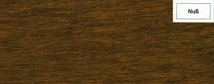 Holzlasur Classic – Farbton Nuss Beispielbild des Farbtons Nuss der Natural Holzlasur Classic