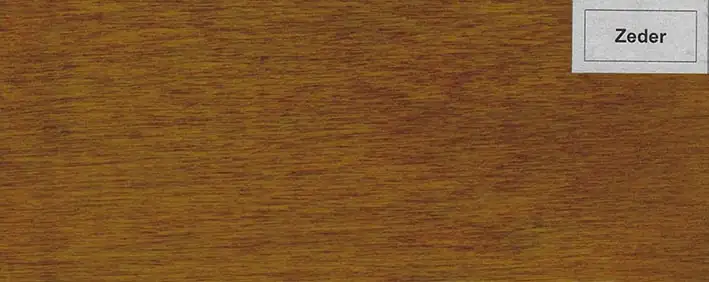 Holzlasur Classic – Farbton Zeder Beispielbild des Farbtons Zeder der Natural Holzlasur Classic